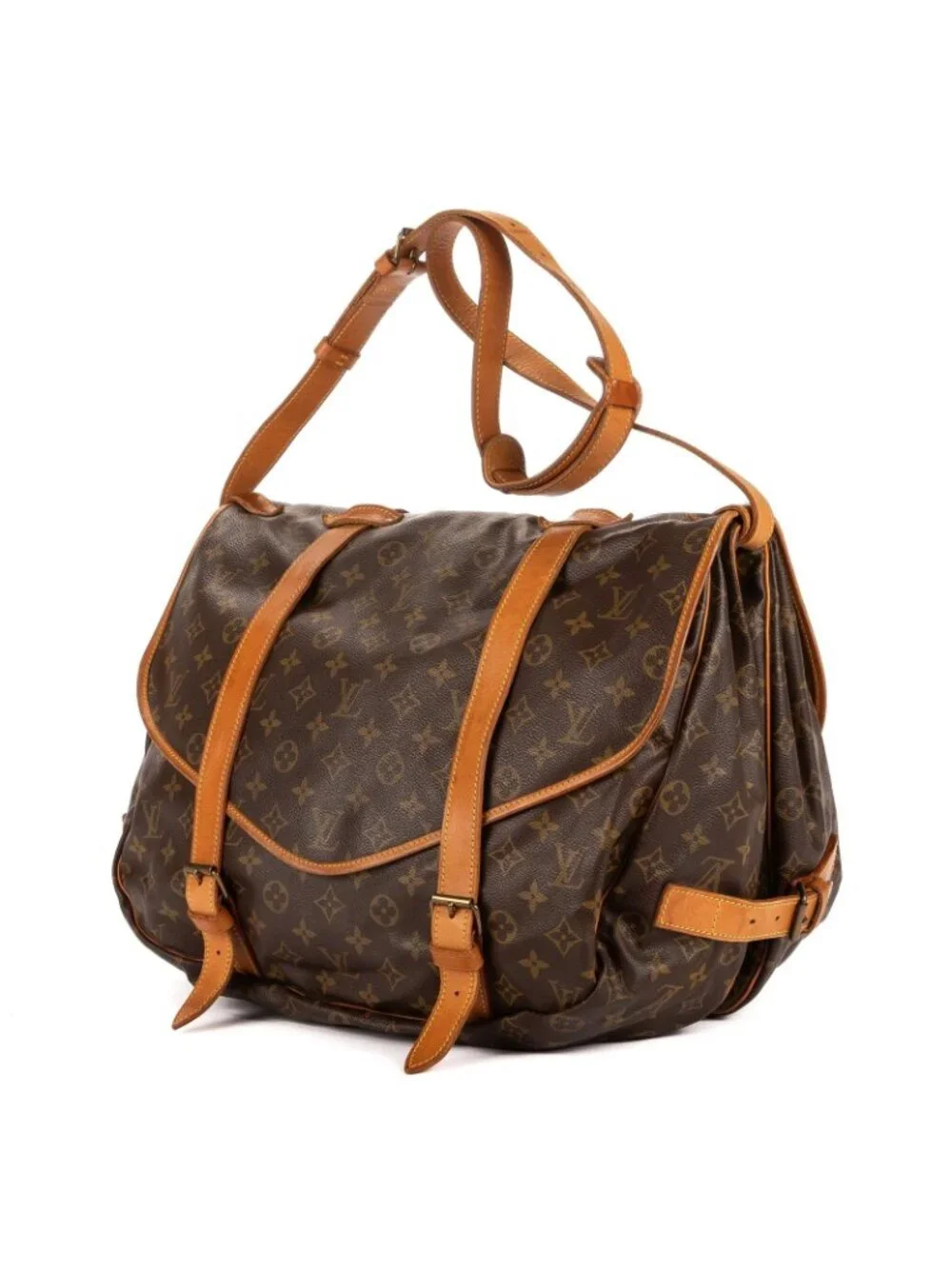 Louis Vuitton Saumur 43 Brown Monogram Canvas - Picture 2 of 11